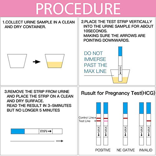 Cuckool-20 Pruebas de Embarazo 25 mIU/ml (20 HCG) (20 HCG)