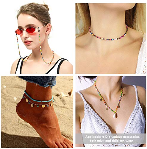 Cuentas para Collares Cuentas de Colores 2 mm Bolitas para Hacer Collares Pulseras Regalo para Niños 24 Colores Brillantes (2mm 24 colores) Cuentas para Collares Cuentas de Colores 2 mm Bolitas para Hacer Collares Pulseras Regalo para Niños 24 Colores Brillantes (2mm 24 colores)