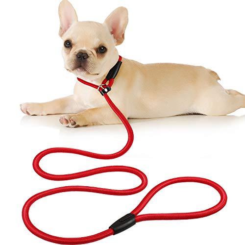 Cuerda de Correa Ajustable de Nylon de Plomo de Perro Correa de Entrenamiento de Mascotas Cuerda de Collar de antideslizantepara Caminar Entrenamiento Mascotas 1,5 m (Rojo) Cuerda de Correa Ajustable de Nylon de Plomo de Perro Correa de Entrenamiento de Mascotas Cuerda de Collar de antideslizantepara Caminar Entrenamiento Mascotas 1,5 m (Rojo)