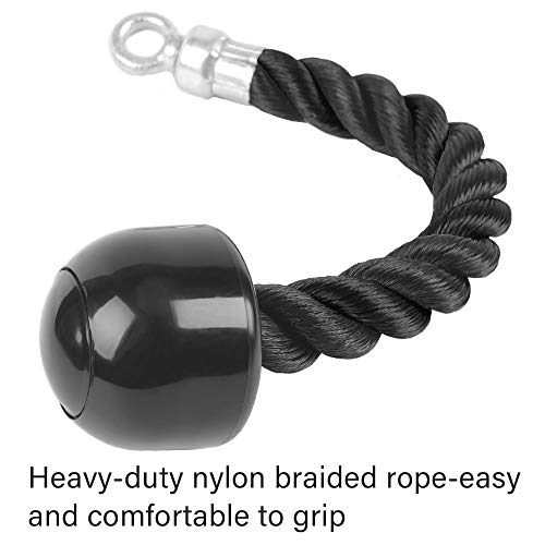Cuerda de tríceps individual, para tríceps, cuerda de nailon para tríceps, cuerda para tirar hacia abajo con mango antideslizante, multigimnasio, entrenamiento, bíceps, tríceps, gimnasio o casa Cuerda de tríceps individual, para tríceps, cuerda de nailon para tríceps, cuerda para tirar hacia abajo con mango antideslizante, multigimnasio, entrenamiento, bíceps, tríceps, gimnasio o casa