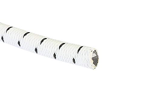 Cuerda Elastica 8mm. Monotex Polietileno. Piscinas (Standard NF P 90-308) Toldos Acampadas Exteriores Manualidades Nautica Amarres Escalada Resistente al Agua (25m, Blanco Chiné) Cuerda Elastica 8mm. Monotex Polietileno. Piscinas (Standard NF P 90-308) Toldos Acampadas Exteriores Manualidades Nautica Amarres Escalada Resistente al Agua (25m, Blanco Chiné)