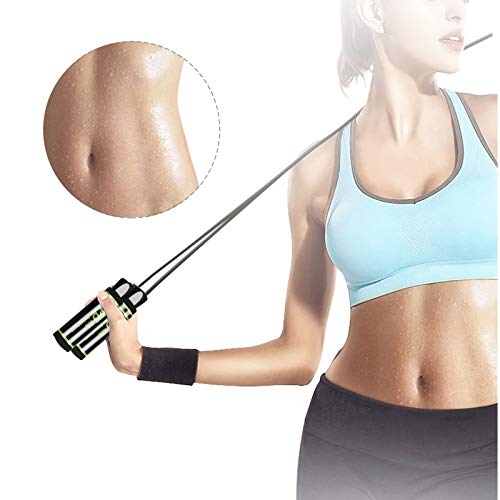 Cuerda para Saltar, Comba Crossfit para Hombre Mujer, con Mango Antideslizante y Rodamientos Rápidos de Bolas, para Caseros, Fitness Cuerda para Saltar, Comba Crossfit para Hombre Mujer, con Mango Antideslizante y Rodamientos Rápidos de Bolas, para Caseros, Fitness