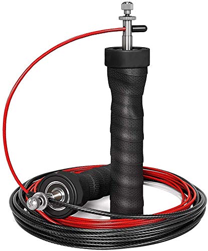 Cuerda para Saltar de Alta Velocidad, Speed Rope Crossfit Incluye 2 Comba de Saltar Rodamiento Rápido Comba de Boxeo Cuerda para Saltar de Alta Velocidad, Speed Rope Crossfit Incluye 2 Comba de Saltar Rodamiento Rápido Comba de Boxeo