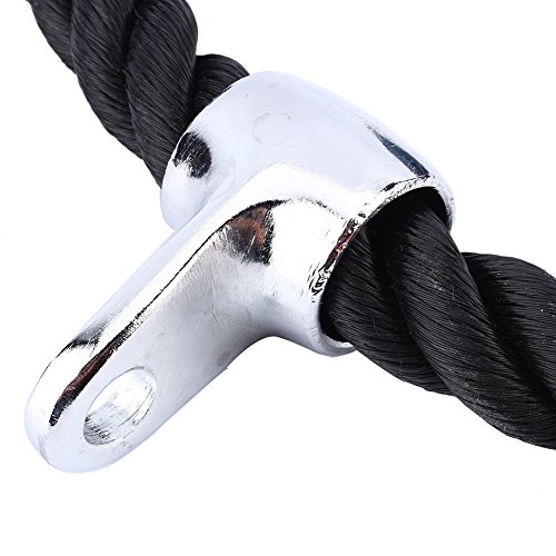 Cuerda Tríceps, Cuerda de Entrenamiento para Tríceps, Bíceps, Hombros y Abdominales, Ideal para Usar en Casa o Gimnasio Cuerda Tríceps, Cuerda de Entrenamiento para Tríceps, Bíceps, Hombros y Abdominales, Ideal para Usar en Casa o Gimnasio