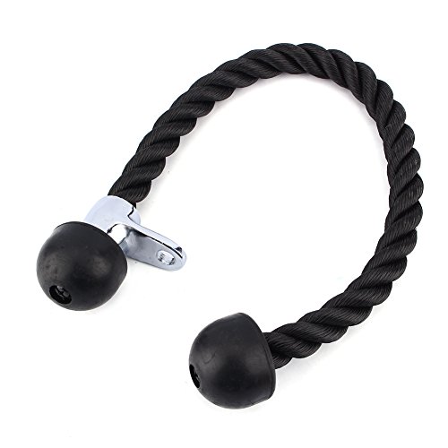 Cuerda Tríceps, Cuerda de Entrenamiento para Tríceps, Bíceps, Hombros y Abdominales, Ideal para Usar en Casa o Gimnasio Cuerda Tríceps, Cuerda de Entrenamiento para Tríceps, Bíceps, Hombros y Abdominales, Ideal para Usar en Casa o Gimnasio