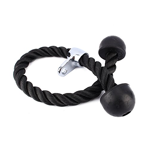 Cuerda Tríceps, Cuerda de Entrenamiento para Tríceps, Bíceps, Hombros y Abdominales, Ideal para Usar en Casa o Gimnasio Cuerda Tríceps, Cuerda de Entrenamiento para Tríceps, Bíceps, Hombros y Abdominales, Ideal para Usar en Casa o Gimnasio