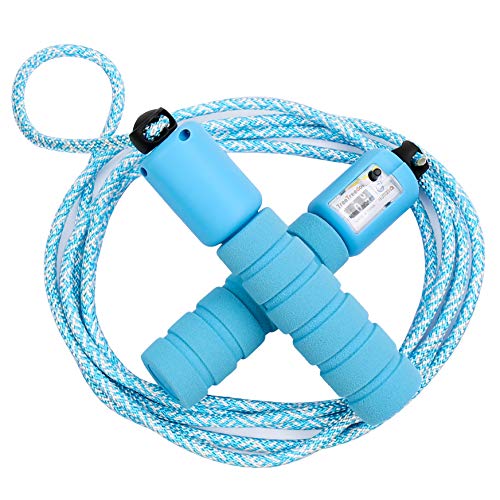Cuerdas para Saltar Ajustable Saltar la Cuerda de Fitness y Mango de Espuma con Contando Cuerda de Salto para Niños Niña Mujer Entrenamiento,Juego Escolar,Actividad al Aire Libre Cuerdas para Saltar Ajustable Saltar la Cuerda de Fitness y Mango de Espuma con Contando Cuerda de Salto para Niños Niña Mujer Entrenamiento,Juego Escolar,Actividad al Aire Libre