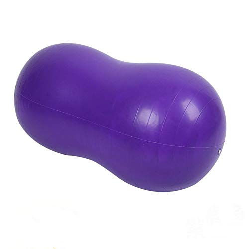 cuiyoush Pelota de yoga en forma de cacahuete bolas de masaje pilates bola de masaje fitness accesorios deportivos púrpura