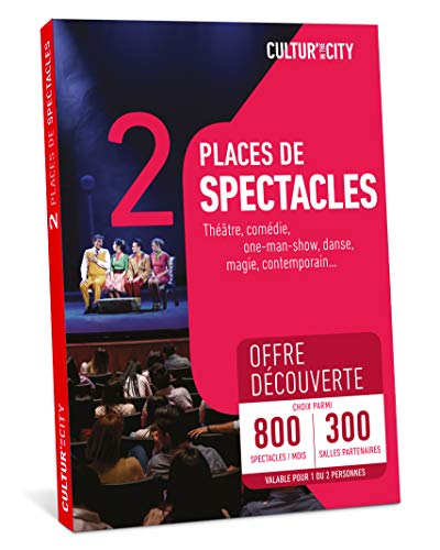 Cultur'In the City - Caja de regalo de 2 plazas, 800 caracteres descubierto - 300 salas asociadas en cualquier lugar de Francia teatro, Asegurado One Man Show, Danza, Magia (2)