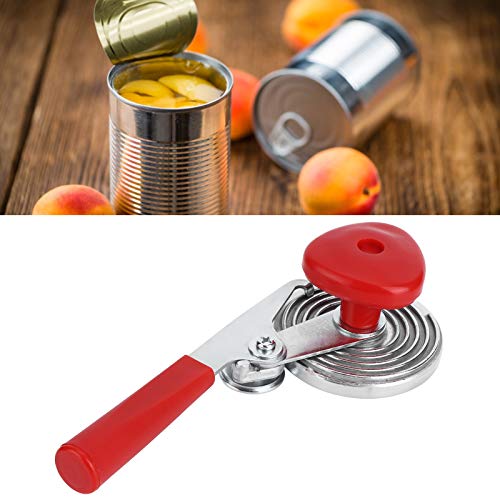 Cuque Sellador de latas, Alta Resistencia, Apto para lavavajillas, Superficies Brillantes, Hierro + Dispositivo de prensado de ABS, Manual de Mango Largo para Restaurante casero, Herramienta de