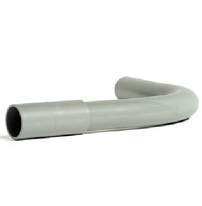 Curva tubo electrico pvc gris 20mm gris enchufable