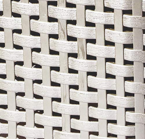 Curver 189207 - Cesta de ropa Natural Style, con tapa natural, 42.8 x 32.1 x 59.5 cm, color blanco