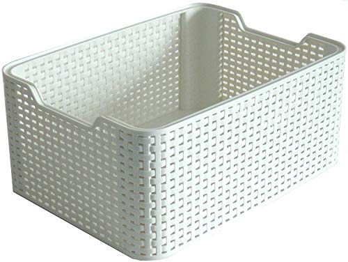 Curver Style, Caja Organizadora, Blanco Vintage, S (7 L)