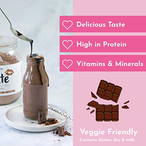 Cute Nutrition Batido Sustitutivo de Comida Sabor Chocolate para el Control de la Pérdida de Peso en Polvo Bebida Dietética para Mujer Bote de 500 g Cute Nutrition Batido Sustitutivo de Comida Sabor Chocolate para el Control de la Pérdida de Peso en Polvo Bebida Dietética para Mujer Bote de 500 g