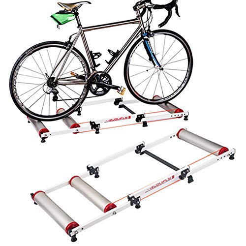 CuteLife Entrenador de Ciclo Indoor Rodillo Cubierta Bicicleta Plegable Trainer Home Indoor Cycle 16-29inch Resistencia Trainer Entrenador Turbo (Color : Silver, Size : 16-29inch) CuteLife Entrenador de Ciclo Indoor Rodillo Cubierta Bicicleta Plegable Trainer Home Indoor Cycle 16-29inch Resistencia Trainer Entrenador Turbo (Color : Silver, Size : 16-29inch)