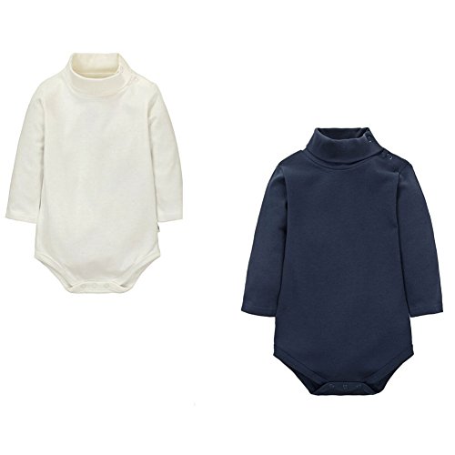 CuteOn 2 paquetes Unisexo Bebé Rompers - Cuello polo Manga Larga - 100% Algodón - Infantil Body Mono Azul real + Beige 24 Meses CuteOn 2 paquetes Unisexo Bebé Rompers - Cuello polo Manga Larga - 100% Algodón - Infantil Body Mono Azul real + Beige 24 Meses