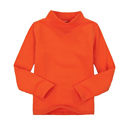 CuteOn Niños para niños | Cuello Alto | De Manga Larga | algodón | De Camisetas, Tops, tee Shirt Orange 24 Meses CuteOn Niños para niños | Cuello Alto | De Manga Larga | algodón | De Camisetas, Tops, tee Shirt Orange 24 Meses