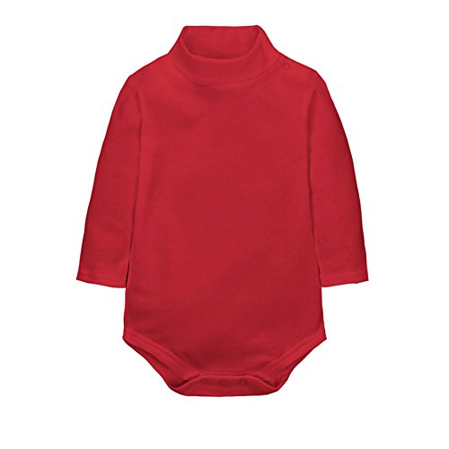 CuteOn Paquetes 3/5/7 Bebé Infantil Recién nacido Algodón Turtleneck Top Body Regalo Set - Color Aleatorio