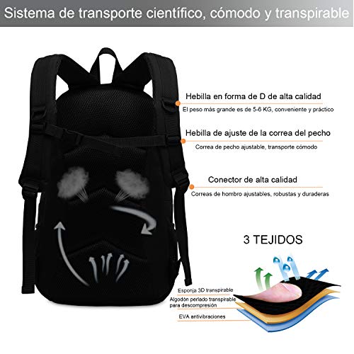 CX&LL 35L Mochila Táctica Impermeable Mochila Senderismo Mochila Macuto Militar para Excursiòn Montañismo Ciclismo Escalada al Aire Libre Deporte Trekking, Negro