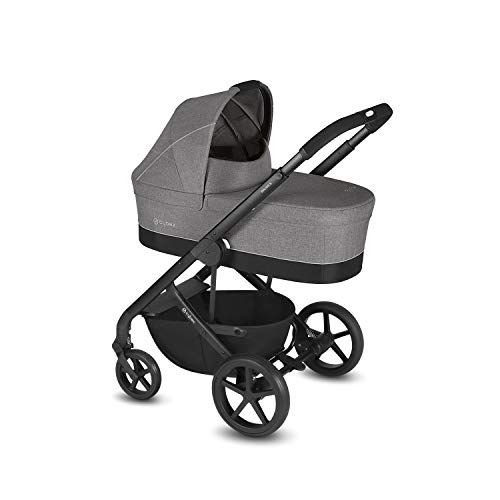 Cybex 518001145 - Gold Capazo S, desde el nacimiento hasta los 6 meses (9 kg), Manhattan Grey