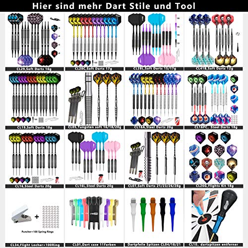 CyeeLife Dardos de Plastico 16 Gramos,Nuevo estilo 4 colores CyeeLife Ejes,dianas electronicas dardos CyeeLife Dardos de Plastico 16 Gramos,Nuevo estilo 4 colores CyeeLife Ejes,dianas electronicas dardos