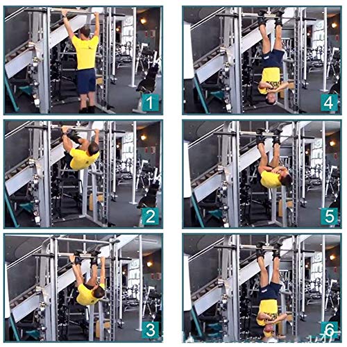 CYQAQ Botas de inversión Anti-Gravedad Abdominales Abdominales Abdominales Sentarse Ganchos Bar Terapia Core Gym Fitness Ejercitador CYQAQ Botas de inversión Anti-Gravedad Abdominales Abdominales Abdominales Sentarse Ganchos Bar Terapia Core Gym Fitness Ejercitador
