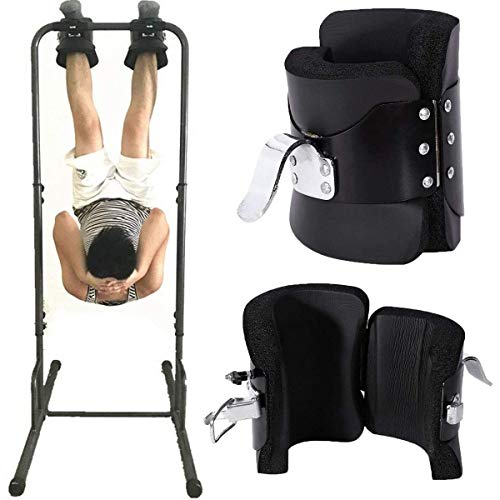 CYQAQ Botas de inversión Anti-Gravedad Abdominales Abdominales Abdominales Sentarse Ganchos Bar Terapia Core Gym Fitness Ejercitador