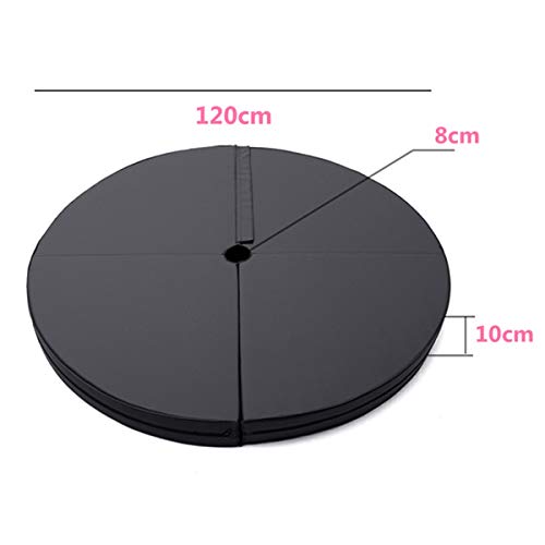 CYSHAKE 120 * 5-10 cm Pole Plegable PROTECCIÓN DE PUBLIMA Mat Redondo DE Yoga Mat Interior GIMNY Equipo DE Fitness (Color : Pink) CYSHAKE 120 * 5-10 cm Pole Plegable PROTECCIÓN DE PUBLIMA Mat Redondo DE Yoga Mat Interior GIMNY Equipo DE Fitness (Color : Pink)