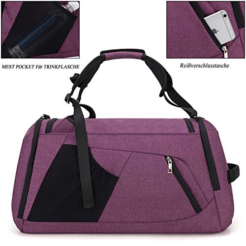 CySILI Bolsa de Deporte con Compartimento para Zapatos y Bolsillo Mojado, Bolsa de Gimnasio Impermeable para Hombres y Mujeres, Viaje Duradero con Cerradura de combinación CySILI Bolsa de Deporte con Compartimento para Zapatos y Bolsillo Mojado, Bolsa de Gimnasio Impermeable para Hombres y Mujeres, Viaje Duradero con Cerradura de combinación