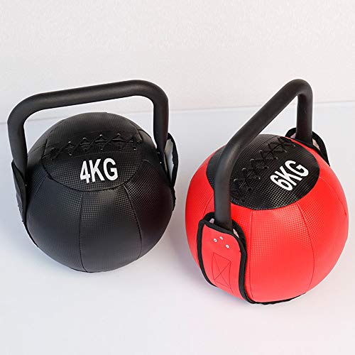 CYzpf 1PC Mancuernas Pesa Rusa Inicio Entrenamiento de Fuerza Máquinas de Fitness Deportes Pesas para Gimnasio Accesorios de Aparatos Gimnasia,Black