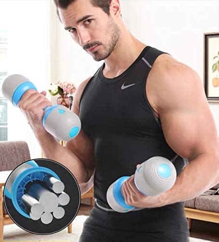 CYzpf 2 * 5kg Mancuernas Inicio Ajustables Entrenamiento de Fuerza Máquinas de Fitness Deportes Pesas para Gimnasio Accesorios de Aparatos Gimnasia,Pink CYzpf 2 * 5kg Mancuernas Inicio Ajustables Entrenamiento de Fuerza Máquinas de Fitness Deportes Pesas para Gimnasio Accesorios de Aparatos Gimnasia,Pink