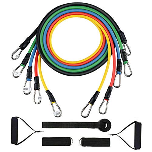 cz hezhu eu Bandas Resistencia Ejercicios Yoga 11Pcs Set Tubos de Entrenamiento físico cz hezhu eu Bandas Resistencia Ejercicios Yoga 11Pcs Set Tubos de Entrenamiento físico