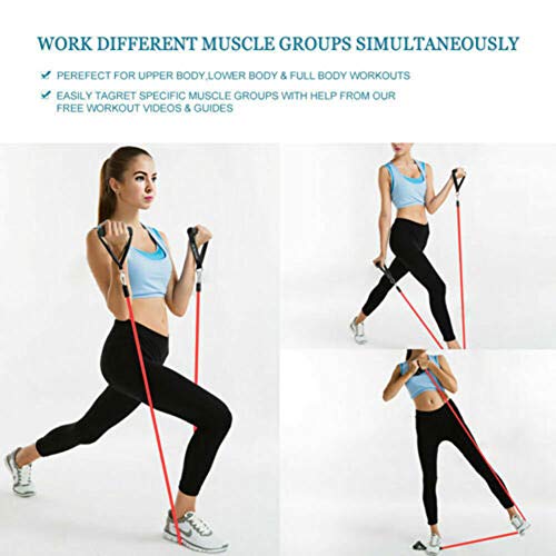 cz hezhu eu Bandas Resistencia Ejercicios Yoga 11Pcs Set Tubos de Entrenamiento físico cz hezhu eu Bandas Resistencia Ejercicios Yoga 11Pcs Set Tubos de Entrenamiento físico