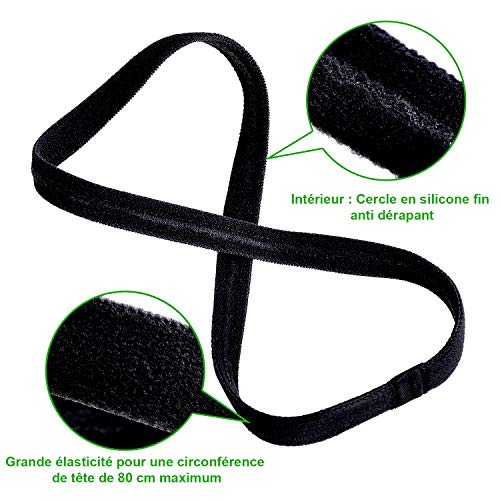 CZ Store Cinta-Diadema Deportiva-Lote DE 8-Elástica Diadema Antideslizante para Fútbol/Yoga/Running/Ciclismo/Baloncestol/Gimnasio- Diadema Hombre y Mujer