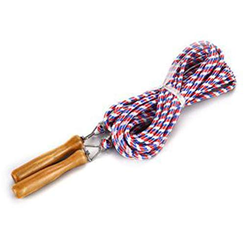 CZ-XING Grupos cuerda de saltar y multijugador cuerda de saltar cuerda de madera para saltar cuerda larga de 5 metros -7 metros -10 m (10 m) CZ-XING Grupos cuerda de saltar y multijugador cuerda de saltar cuerda de madera para saltar cuerda larga de 5 metros -7 metros -10 m (10 m)
