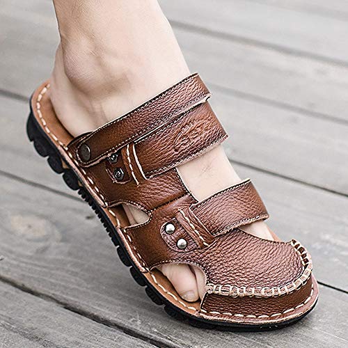 Czcrw Nuevas Sandalias de Verano for Hombre Zapatillas de Cuero clásicas Romanas Zapatillas Zapatillas de Playa Zapatillas de Deporte for Hombre Zapatillas de Agua for Hombre Sandalias de Trekking Czcrw Nuevas Sandalias de Verano for Hombre Zapatillas de Cuero clásicas Romanas Zapatillas Zapatillas de Playa Zapatillas de Deporte for Hombre Zapatillas de Agua for Hombre Sandalias de Trekking