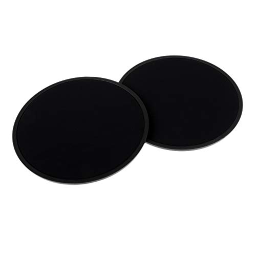 D DOLITY Premium Deslizadores para Prácticas y Ejercicios de Músculo Abdominal - Negro D DOLITY Premium Deslizadores para Prácticas y Ejercicios de Músculo Abdominal - Negro