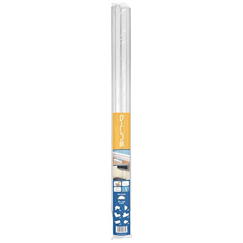 D-Line 3015KIT001 Multipack de Canaleta para Cableado, Blanco, 30x15mm (Mini), Set de 4 Piezas