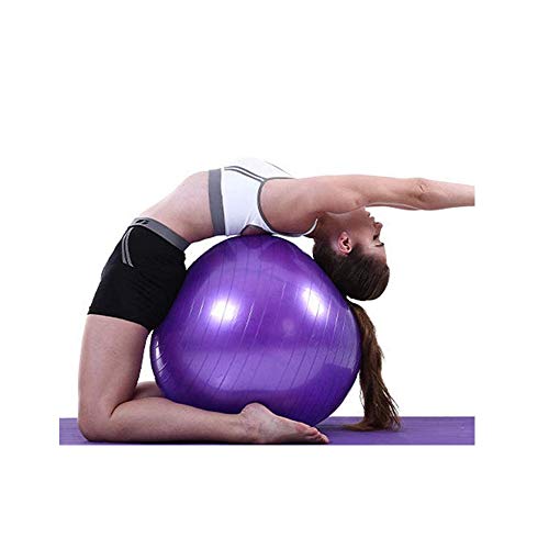 DABUTY ONLINE, S.L. Pelota de Ejercicio para Fitnes con bombín. Pelota Yoga. Balón para Ejercicios. Balones Pilates. Tamaño 75cm (Rojo)