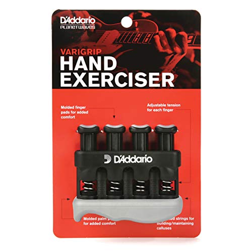 D'Addario PW-VG-01 - Ejercitador de mano para mejorar la destreza y la fuerza en los dedos D'Addario PW-VG-01 - Ejercitador de mano para mejorar la destreza y la fuerza en los dedos