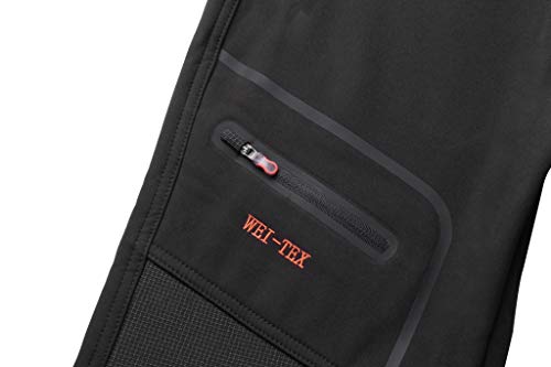 DAFENP Pantalones Trekking Mujer Impermeable Pantalones de Escalada Senderismo Alpinismo Invierno Polar Forrado Aire Libre KZ1662W-Black1-M DAFENP Pantalones Trekking Mujer Impermeable Pantalones de Escalada Senderismo Alpinismo Invierno Polar Forrado Aire Libre KZ1662W-Black1-M