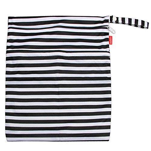 Damero 3pcs Bolsas para Pañales Organizador para Viaje Tiras negras Damero 3pcs Bolsas para Pañales Organizador para Viaje Tiras negras