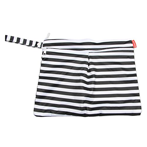 Damero 3pcs Bolsas para Pañales Organizador para Viaje Tiras negras Damero 3pcs Bolsas para Pañales Organizador para Viaje Tiras negras