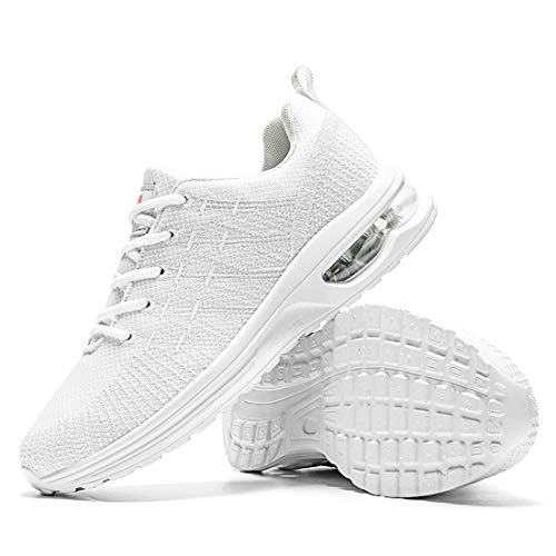 Damyuan Zapatos Correr para Hombres Casual Running Tenis Sneakers Deportivas Gimnasio Gym Trail Fitness Sport Zapatillas Transpirables Plataforma Trekking Calzado Blanco 41 EU Damyuan Zapatos Correr para Hombres Casual Running Tenis Sneakers Deportivas Gimnasio Gym Trail Fitness Sport Zapatillas Transpirables Plataforma Trekking Calzado Blanco 41 EU
