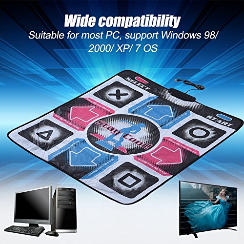 Dance Pad, Antideslizante Durable Estera de Baile, Resistente al Desgaste, Baile Step Dance Mat Pad Dancer Blanket t con USB para PC. Dance Pad, Antideslizante Durable Estera de Baile, Resistente al Desgaste, Baile Step Dance Mat Pad Dancer Blanket t con USB para PC.