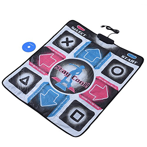 Dancing Mat Pad, Juego Antideslizante Duradero Resistente al Desgaste Dancing Step Dancer Blanket con USB para PC, Plug and Play para Jugador