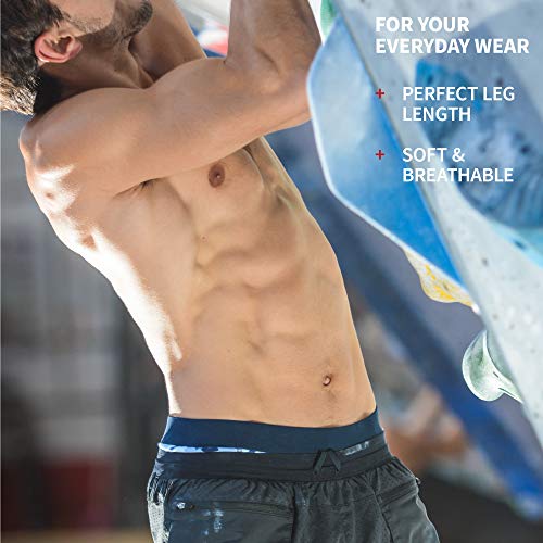 DANISH ENDURANCE Bóxers para Hombre Pack de 3 (Multicolor: Negro, Azul Marino, Azul Camuflaje, Medium) DANISH ENDURANCE Bóxers para Hombre Pack de 3 (Multicolor: Negro, Azul Marino, Azul Camuflaje, Medium)