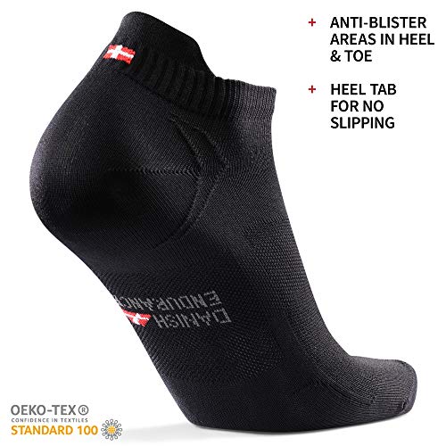 DANISH ENDURANCE Calcetines de Deporte Low Cut Pack de 3 (Negro, EU 35-38) DANISH ENDURANCE Calcetines de Deporte Low Cut Pack de 3 (Negro, EU 35-38)