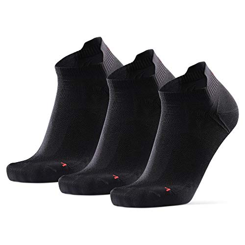 DANISH ENDURANCE Calcetines de Deporte Low Cut Pack de 3 (Negro, EU 35-38) DANISH ENDURANCE Calcetines de Deporte Low Cut Pack de 3 (Negro, EU 35-38)