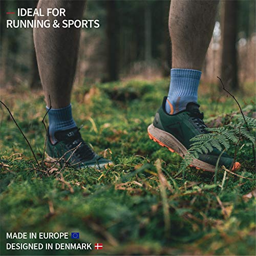 DANISH ENDURANCE Calcetines Deportivos Quarter Pro 3 Pares (Blanco sólido, EU 35-38) DANISH ENDURANCE Calcetines Deportivos Quarter Pro 3 Pares (Blanco sólido, EU 35-38)